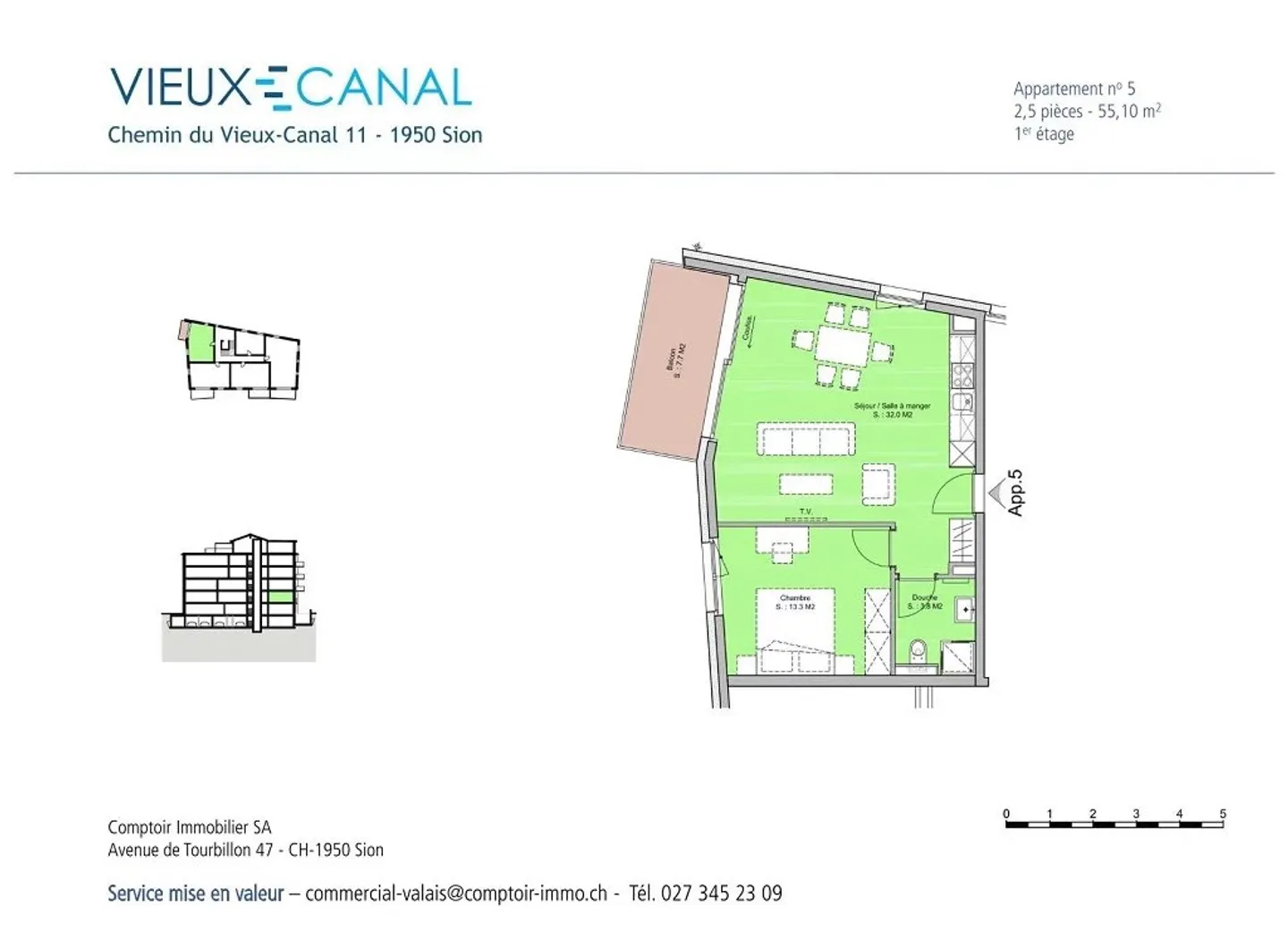 Appartamento 2.5 stanze - Foto 5 di 5