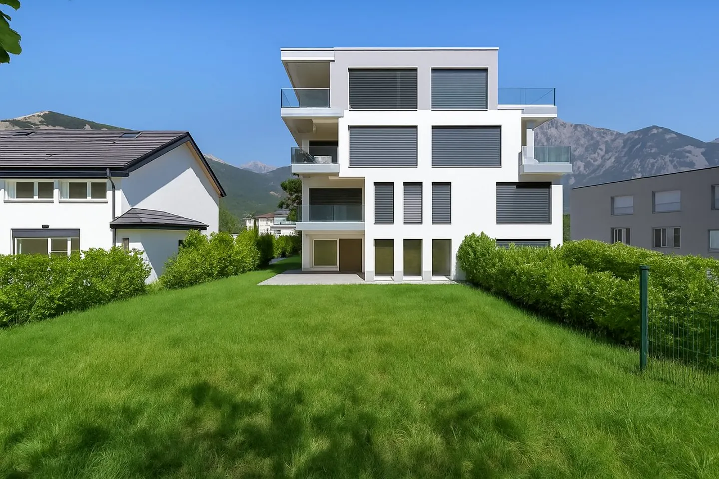 Neues 2,5-Zimmer-Apartment mit großem Garten und Terrassen - Foto 1 von 8