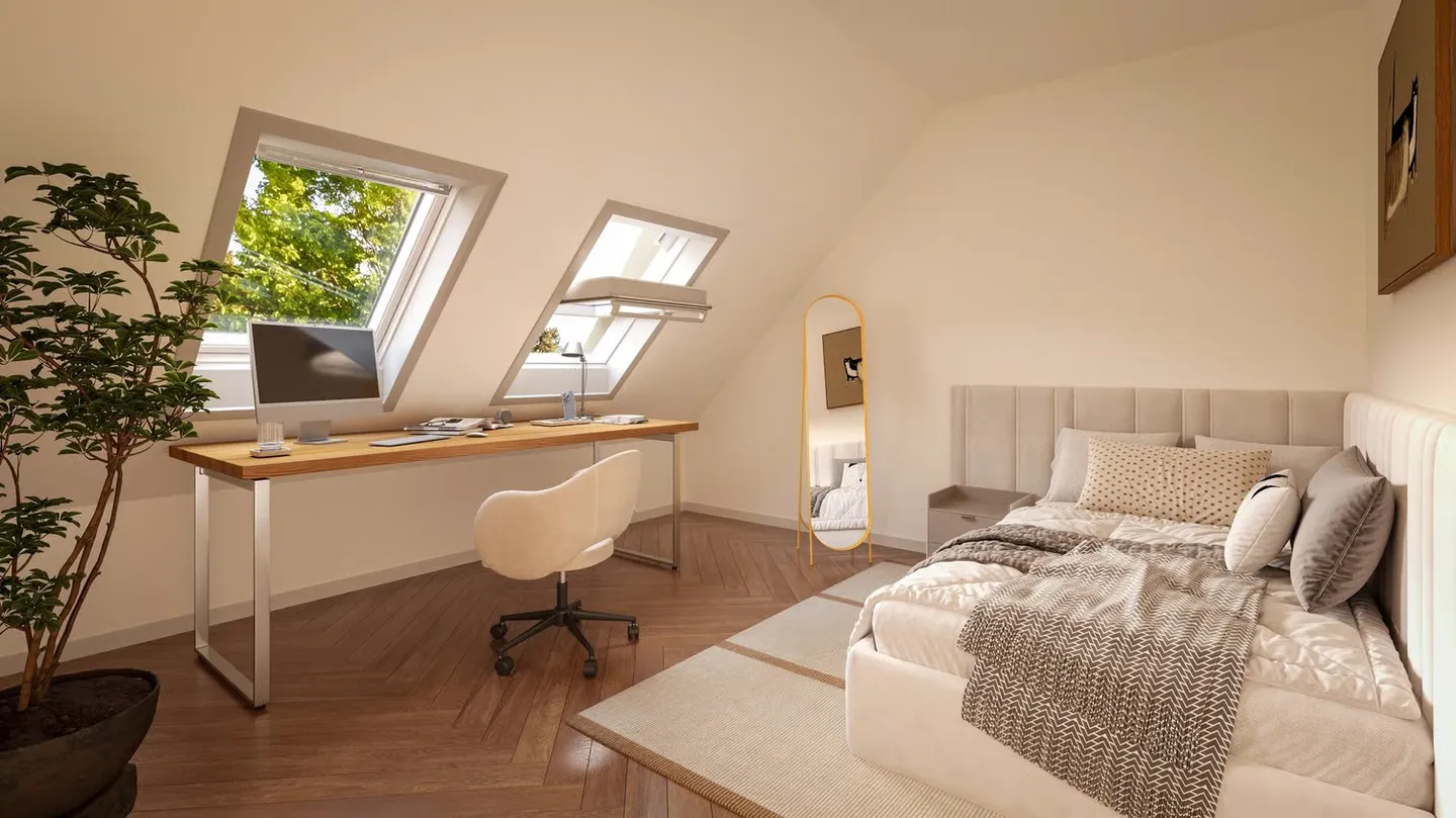 Esclusivo appartamento attico di 4,5 stanze con terrazza privata sul tetto - Foto 5 di 10