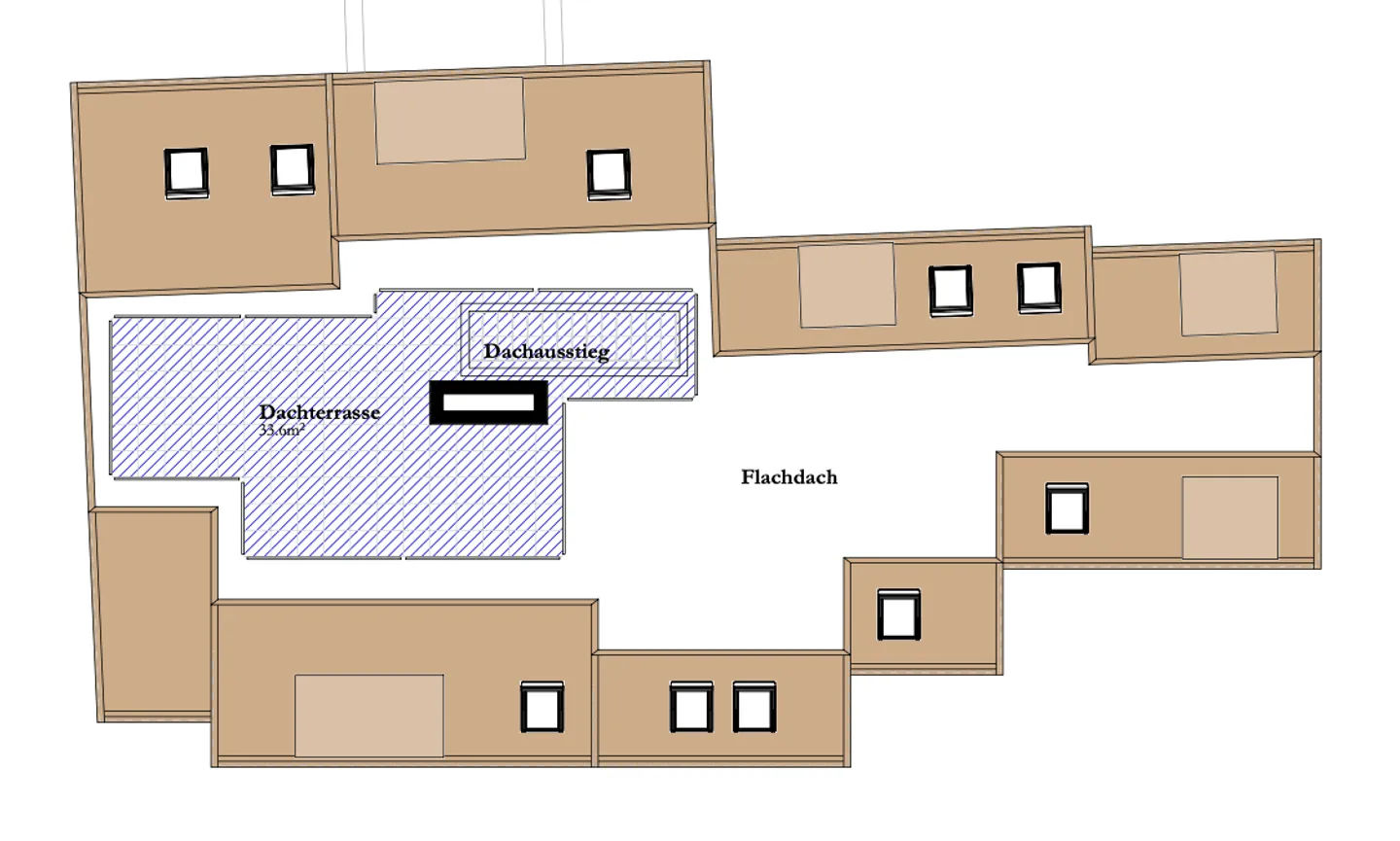 Esclusivo appartamento attico di 4,5 stanze con terrazza privata sul tetto - Foto 10 di 10