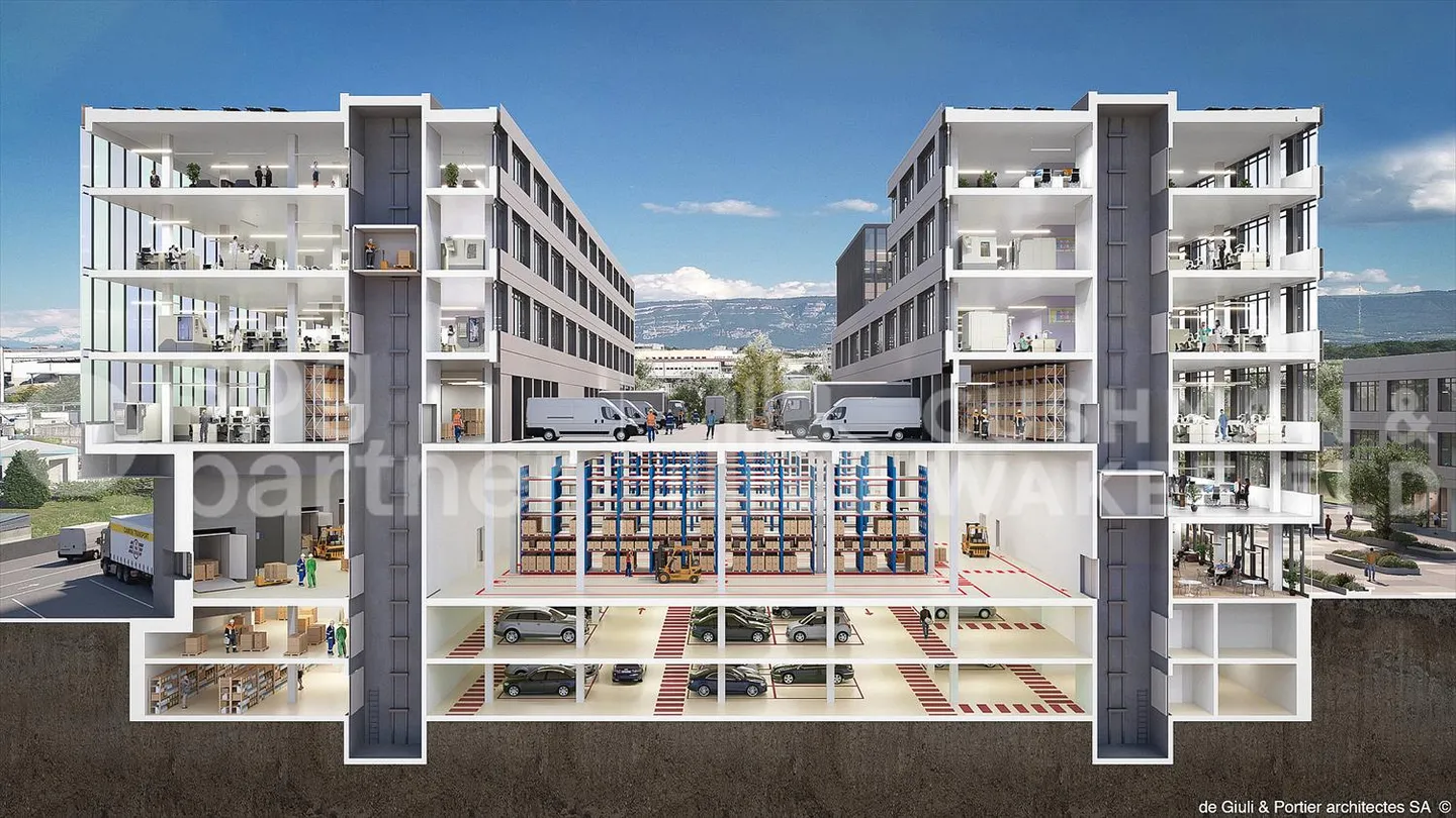Rubix - Spazi modulari per artigianato, uffici e logistica - a partire da 500 m² a Meyrin Satigny - Foto 4 di 4