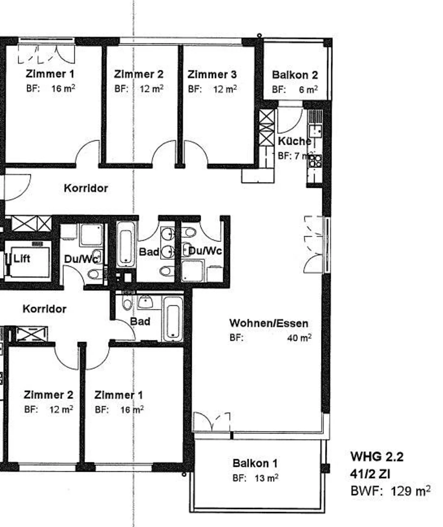 4.5 Zimmerwohnung in Wilen b. Wollerau - Foto 9 von 9
