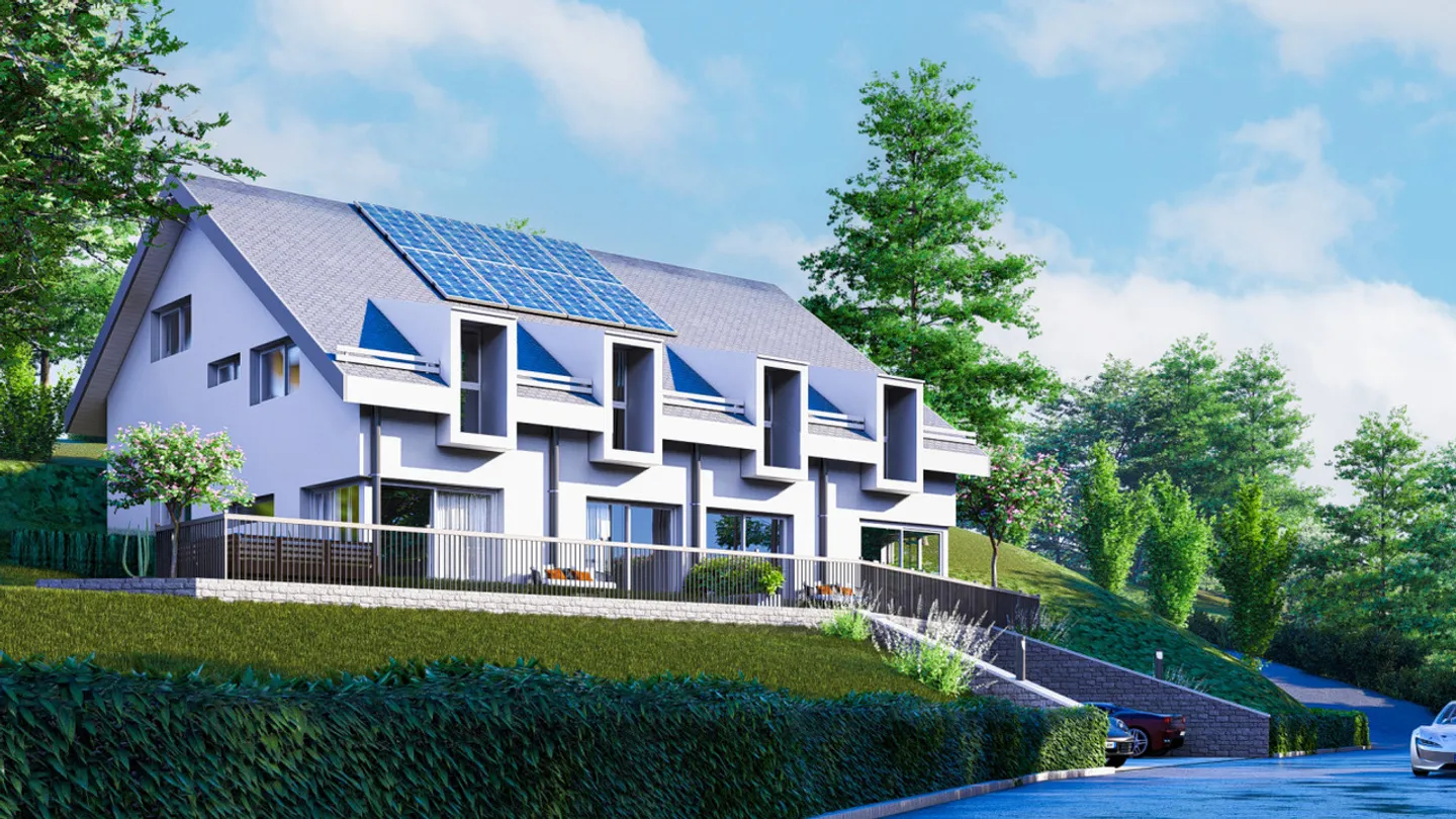 Bella casa bifamiliare con 4,5 stanze e terreno privato - Foto 1 di 22