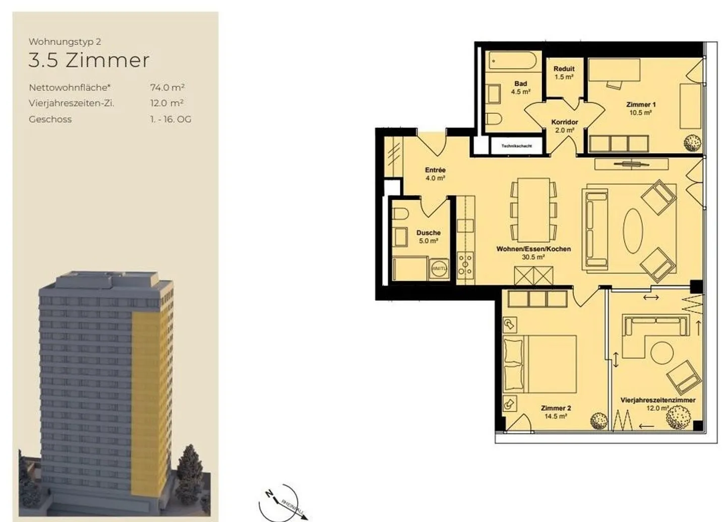 Wohnung mieten - Foto 8 von 9