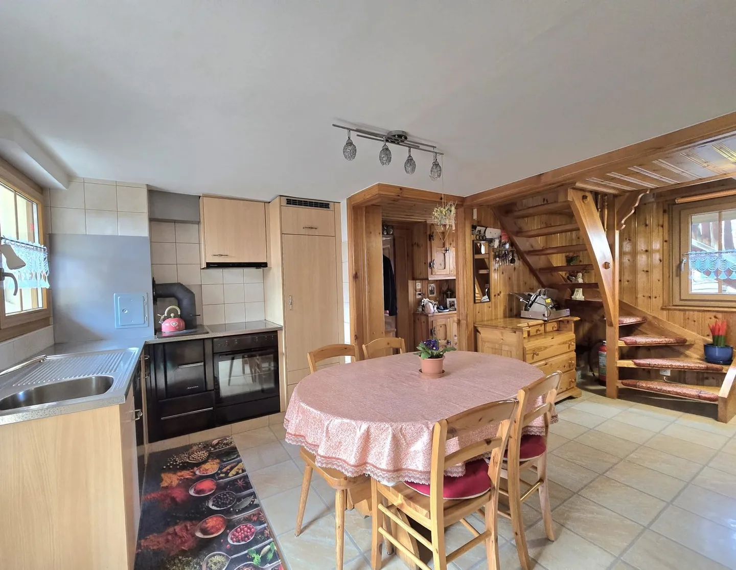 Charmantes Wohnung mit Terrasse, Panoramablick und Garage in St-Martin, Val d'Hérens - Photo 9 of 24