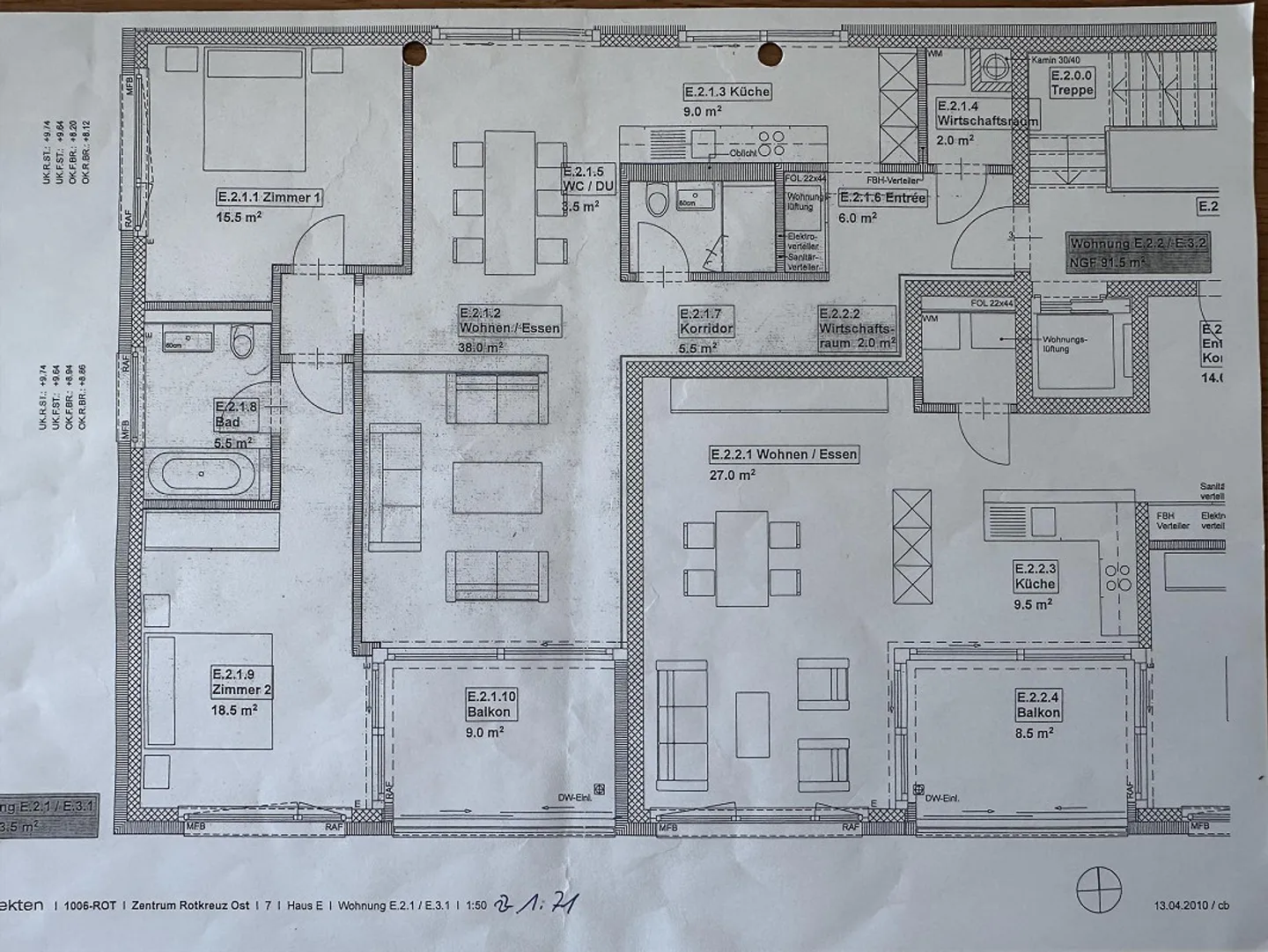Moderne 3.5-Zimmer-Wohnung mit Balkon - Foto 13 von 13