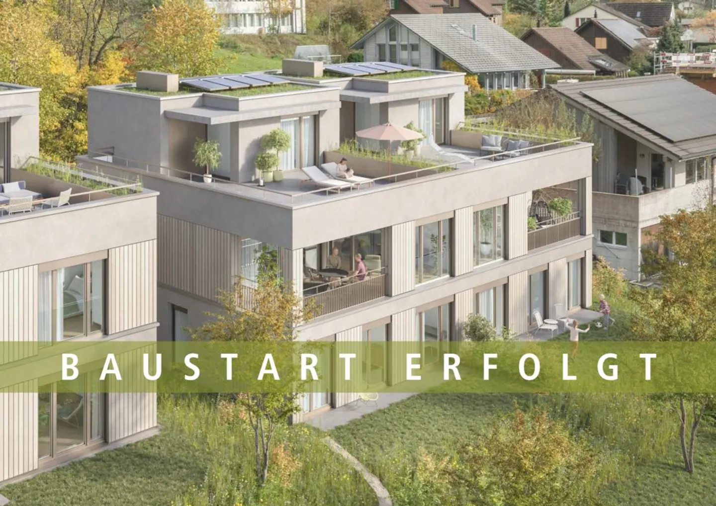 Modernes Doppelhaus in Mönthal - Foto 1 von 6