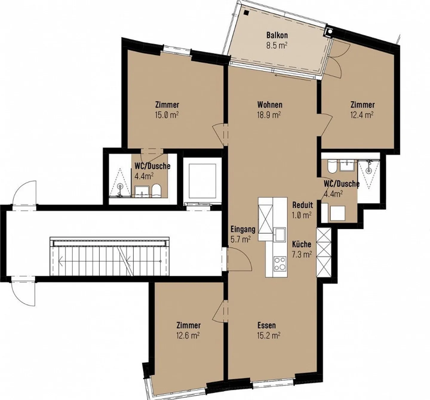 Appartement neuf à louer dès maintenant - Photo 4 sur 4