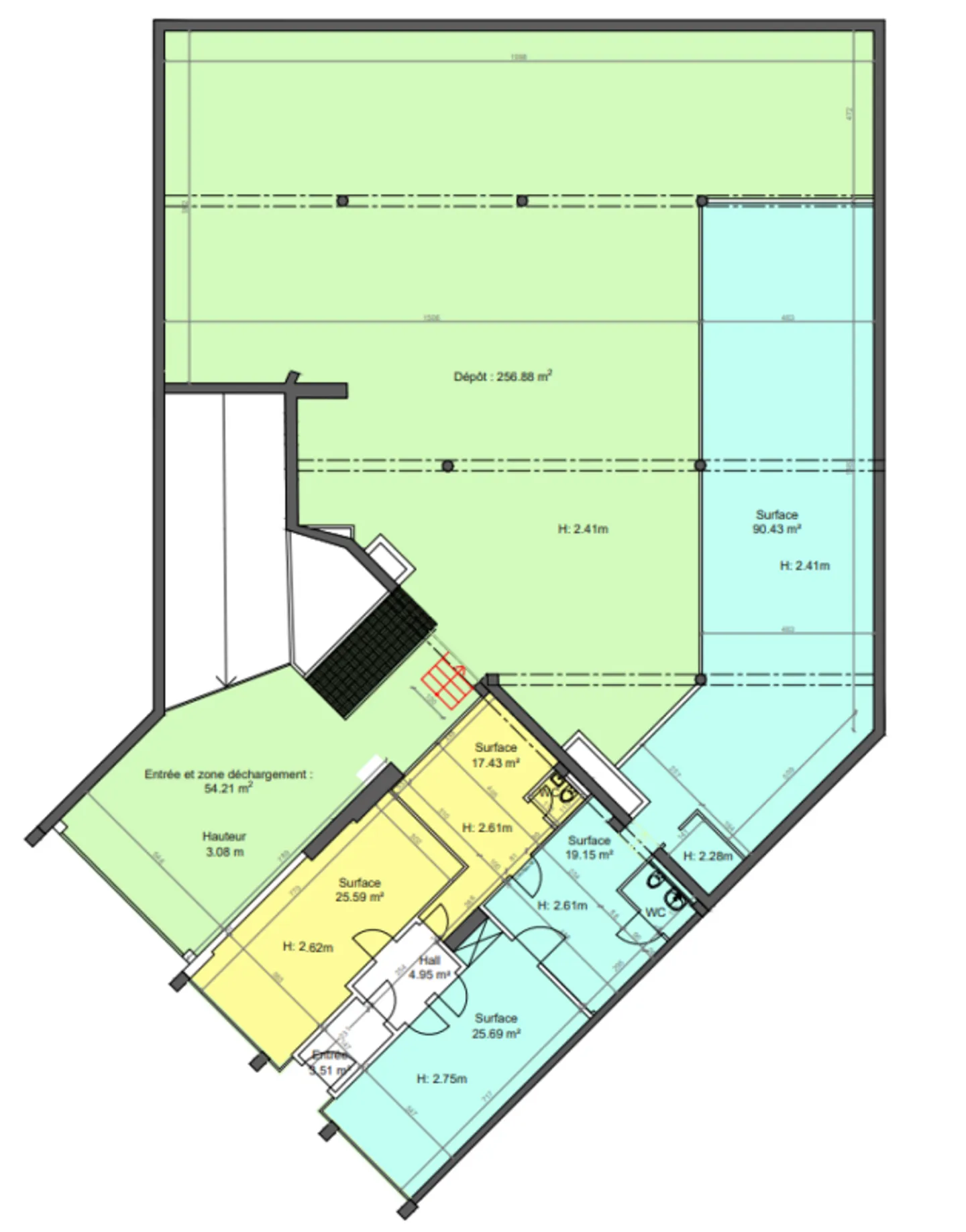 Lagerraum von 637 m² in Montbrillant! - Foto 8 von 9