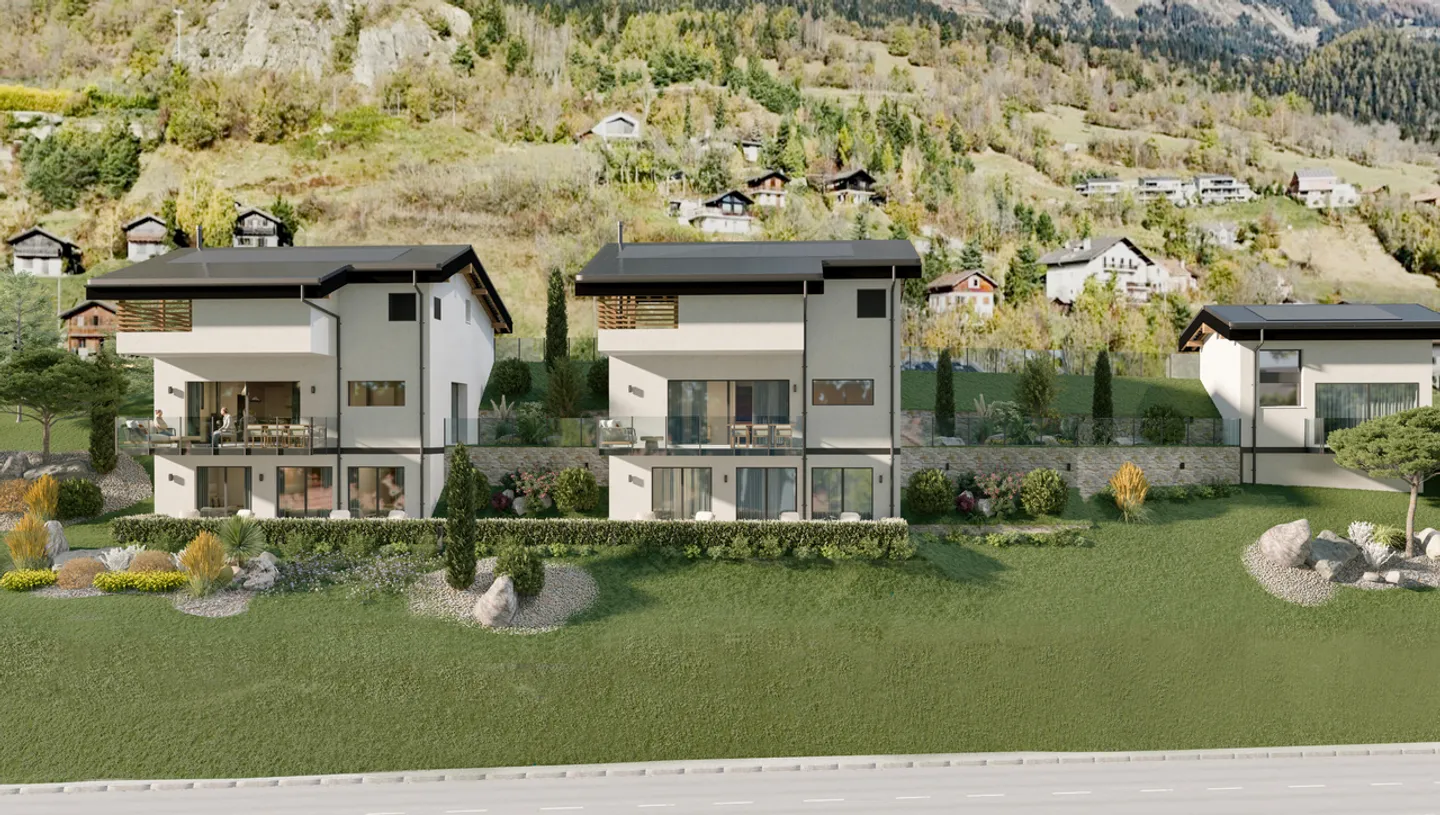 Villa moderne Ayent - Ensoleillement optimal et vue sur les montagnes - Photo 1 sur 8