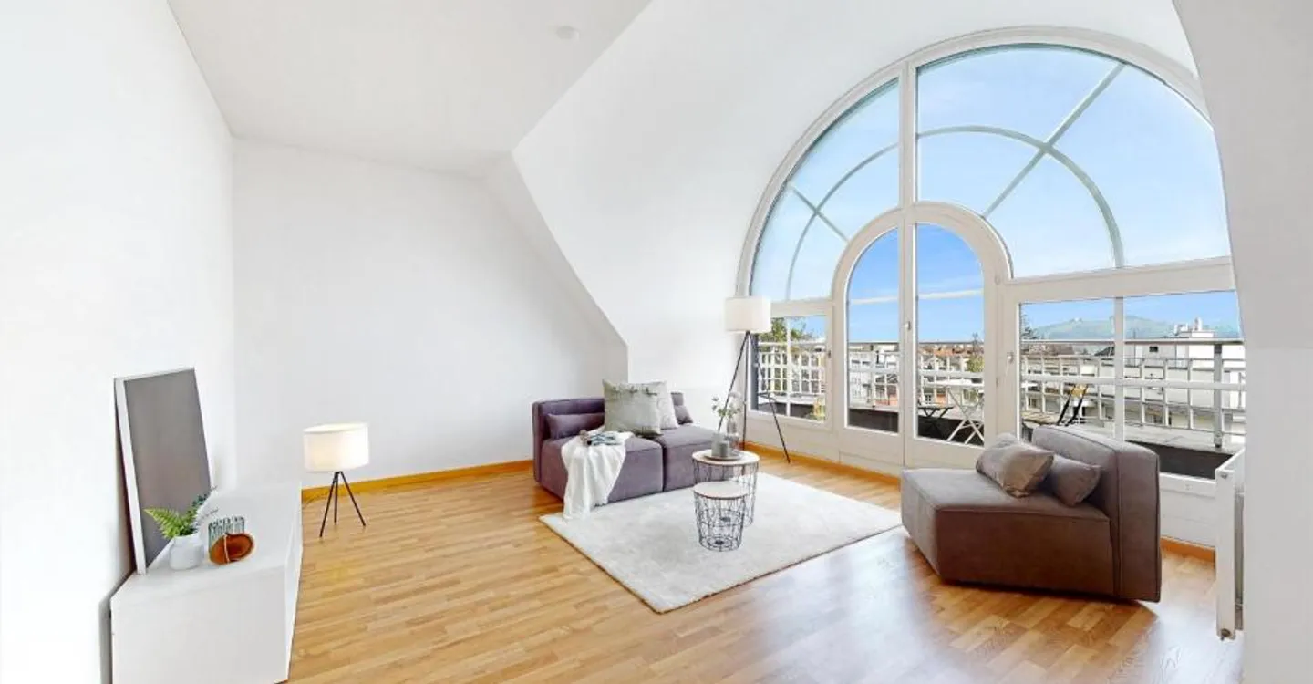Appartement mansardé unique avec beaucoup de charme! - Photo 2 sur 11