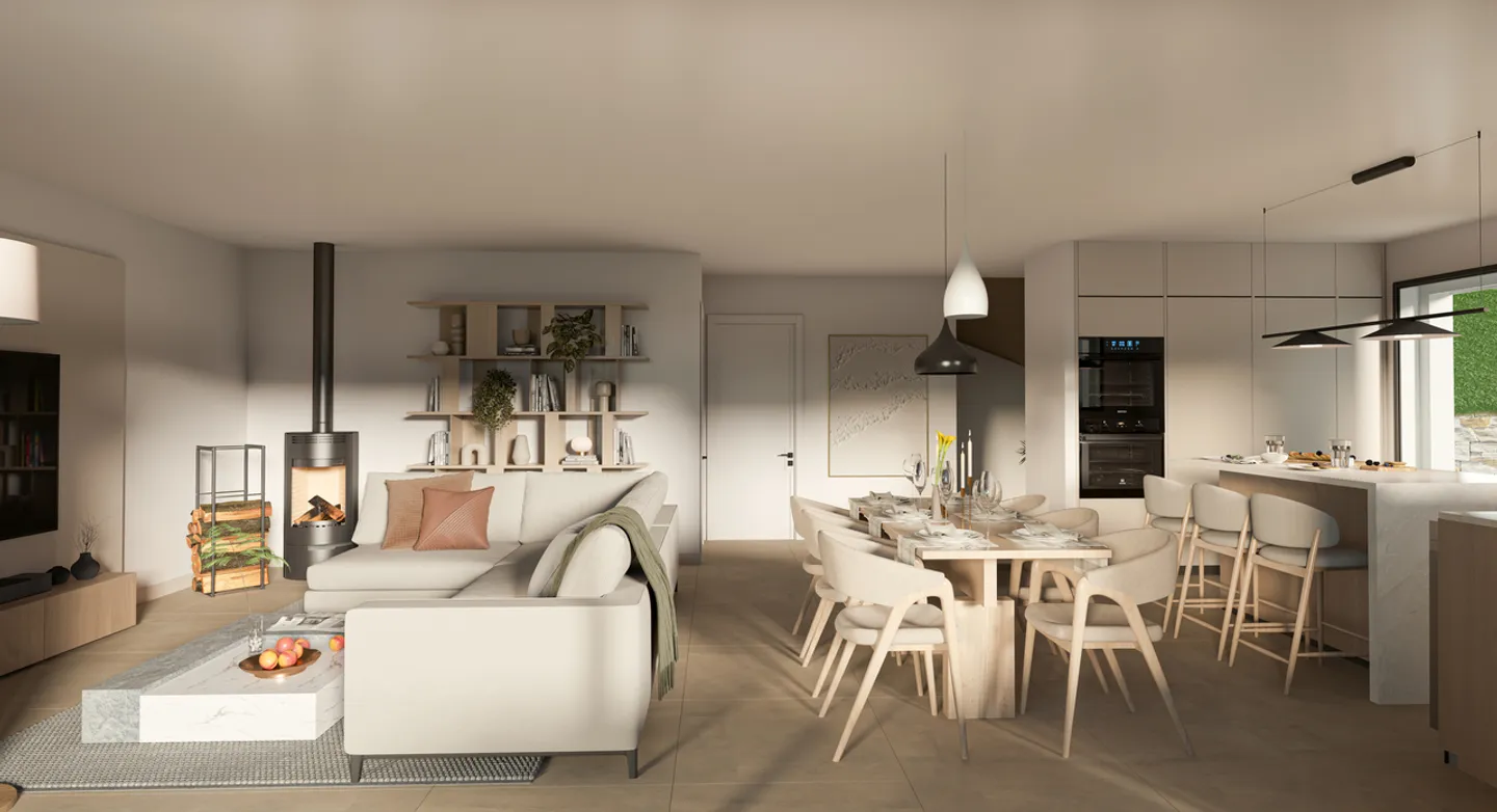 Villa moderne Ayent - Ensoleillement optimal et vue sur les montagnes - Photo 4 sur 8