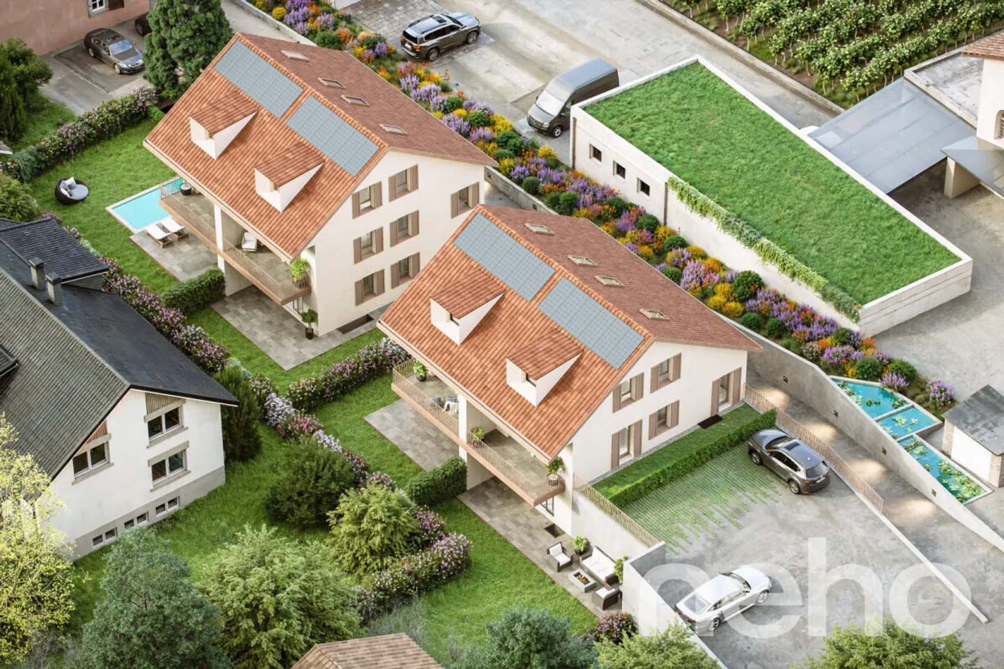 ARCHITEKTENVILLA IM HERZEN VON BURSINS IN VOLLEIGENTUM! - Foto 5 von 6