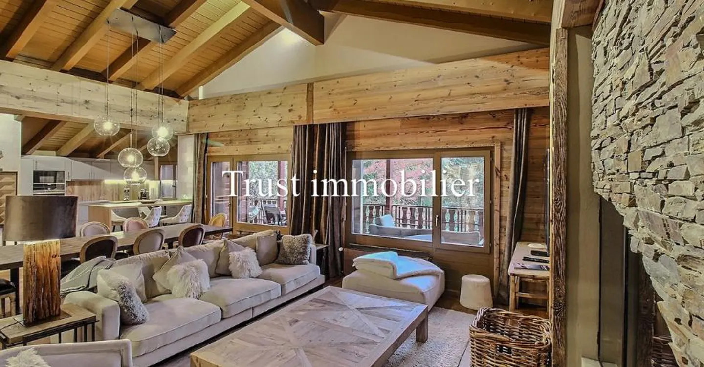 Incredible 4.5 room penthouse for rent, near Crans center - Photo 3 of 12