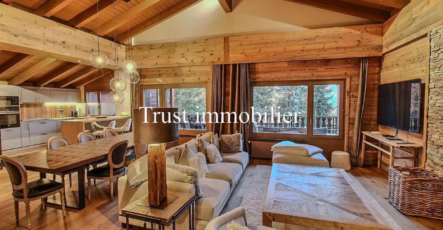 Incredible 4.5 room penthouse for rent, near Crans center - Photo 6 of 12