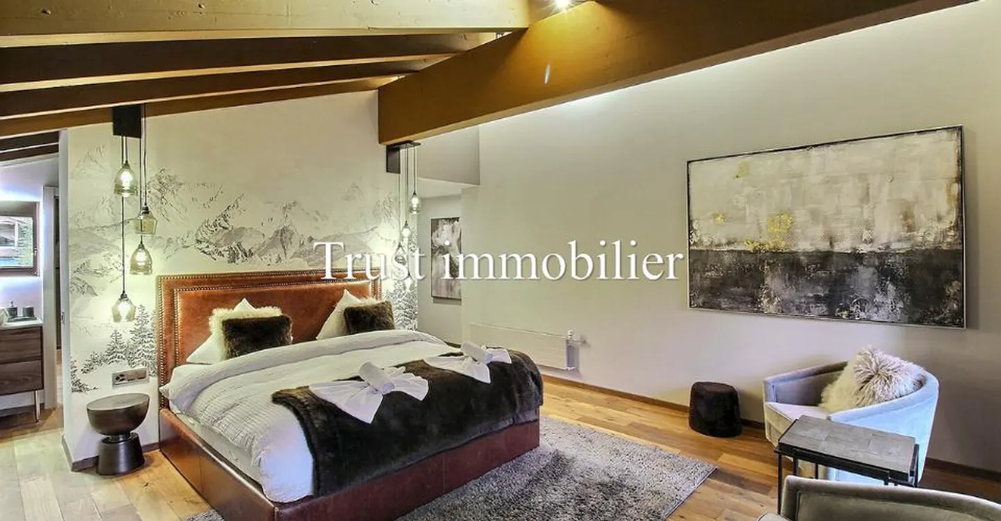 Incredible 4.5 room penthouse for rent, near Crans center - Photo 7 of 12