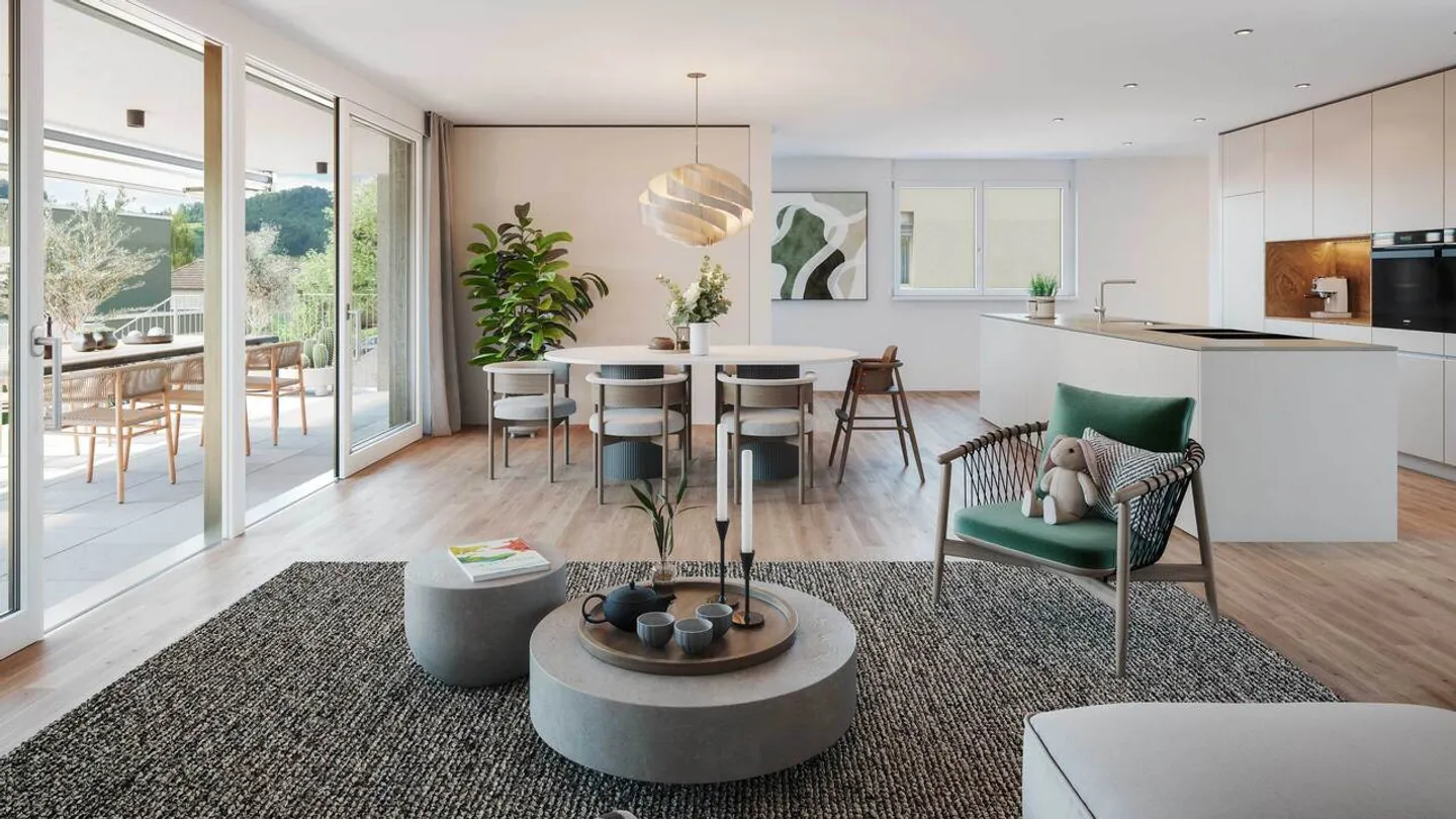 Nouveau projet de construction Gemsacker : Maison jumelée de 5,5 pièces B1 - Photo 2 sur 8