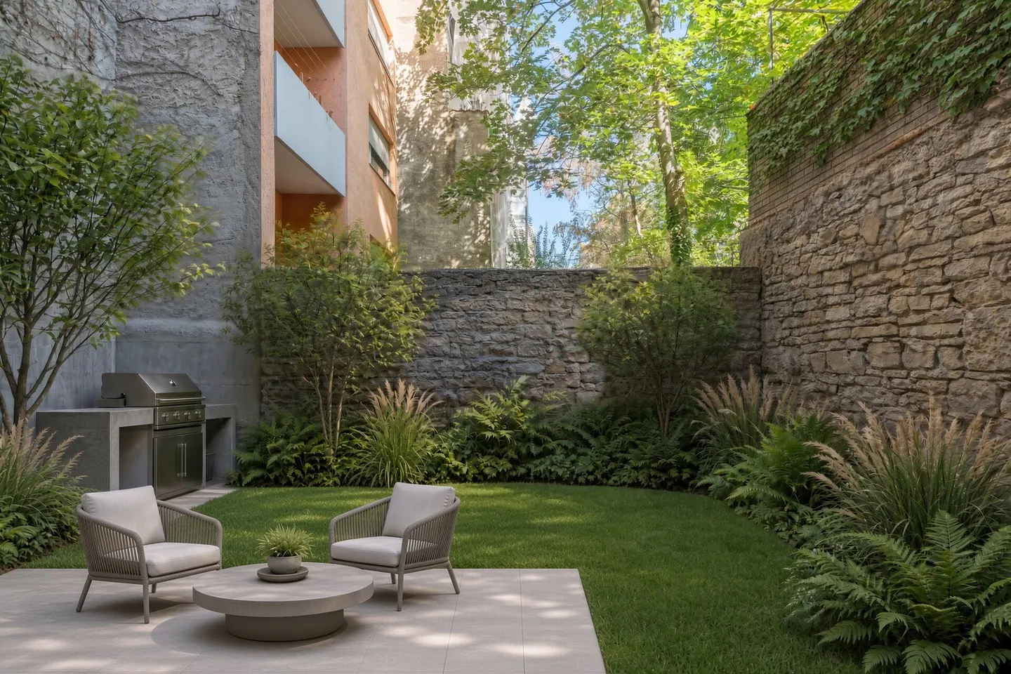 Urbano eppure privato - Nuovo appartamento giardino 2.5 Z' nel popolare quartiere di St. Johann - Foto 1 di 6