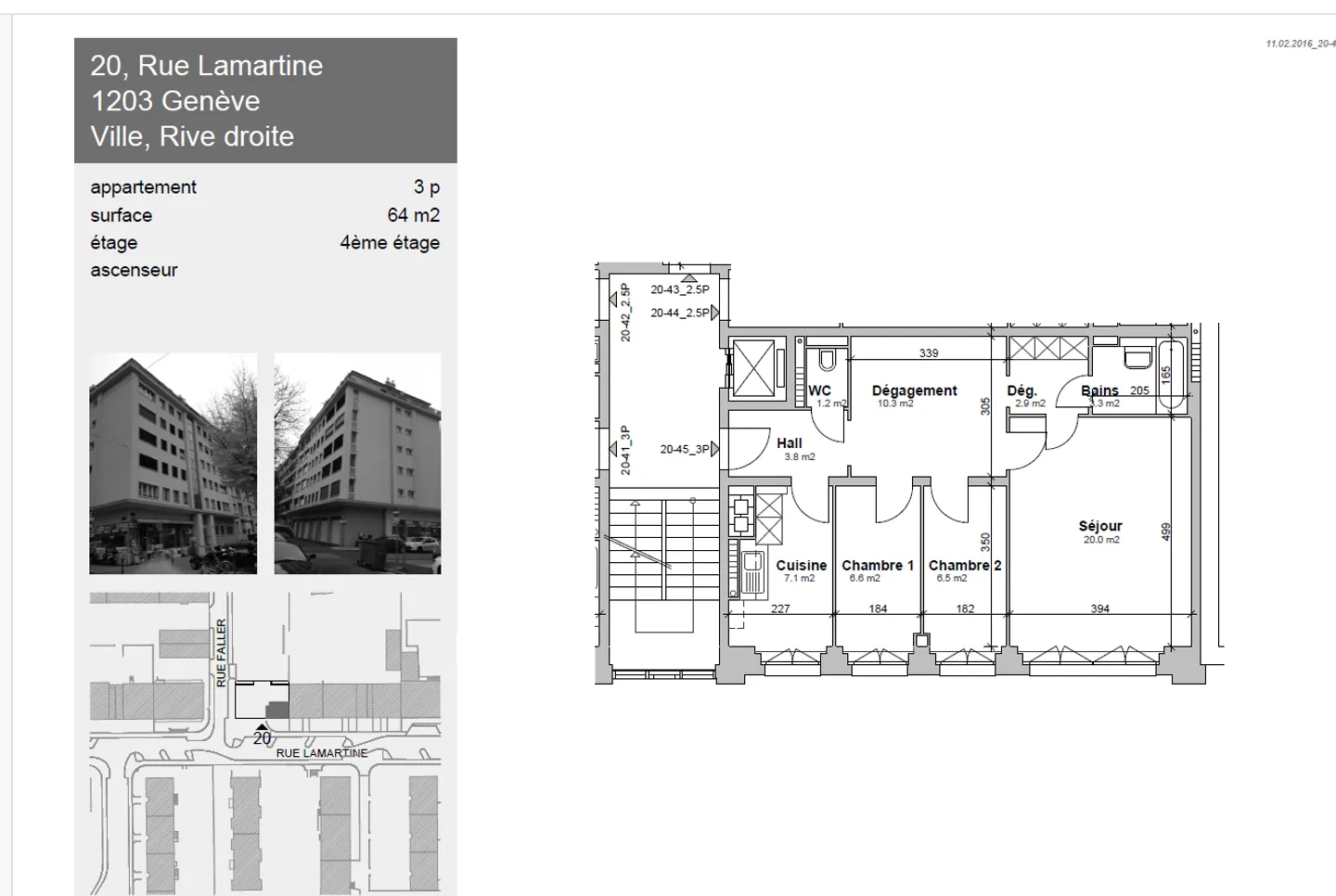 3-room apartment - Photo 2 of 2