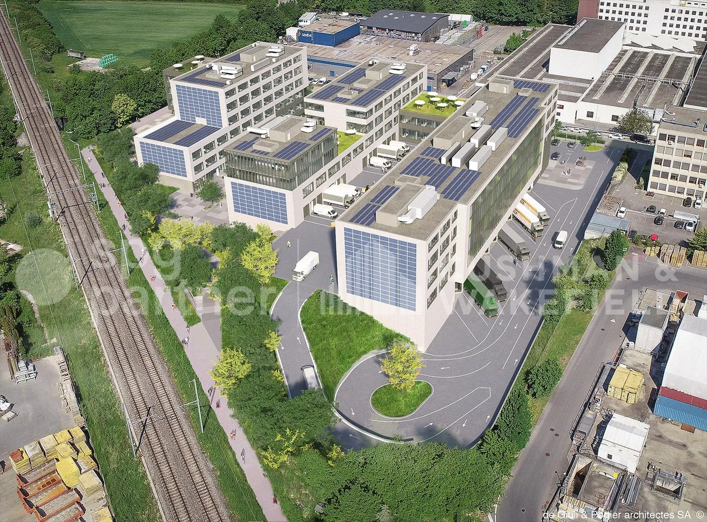 High-Tech Gewerbefläche in Genf - Foto 2 von 6