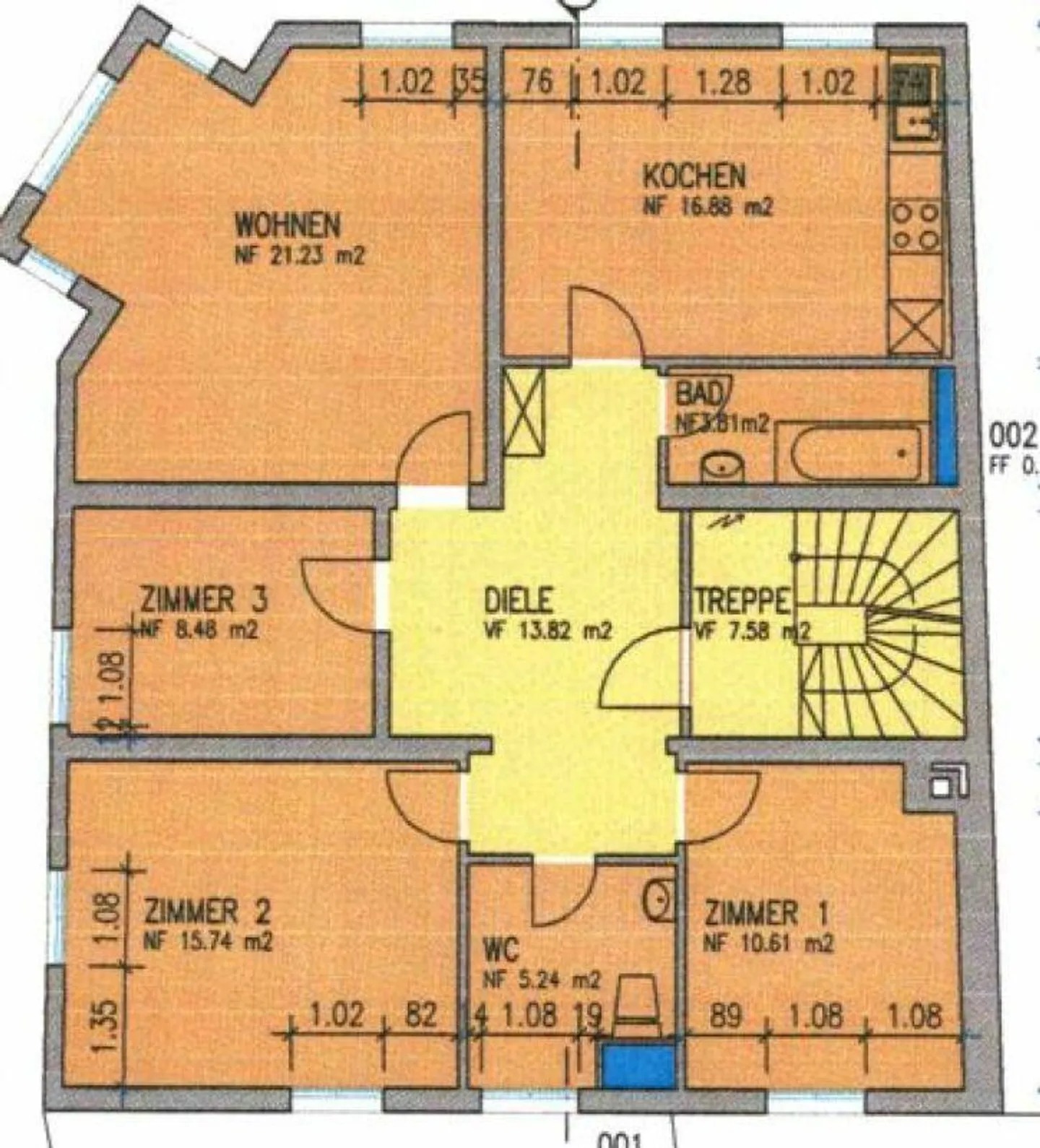 4.5 Room Old Building Apartment - Photo 10 of 10