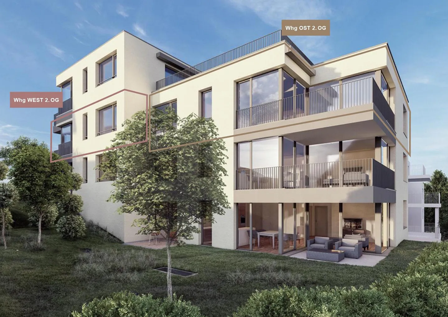 Einzug noch 2025 möglich: Neubauwohnung im Eigentumsstandard (2. OG) - Foto 12 von 14