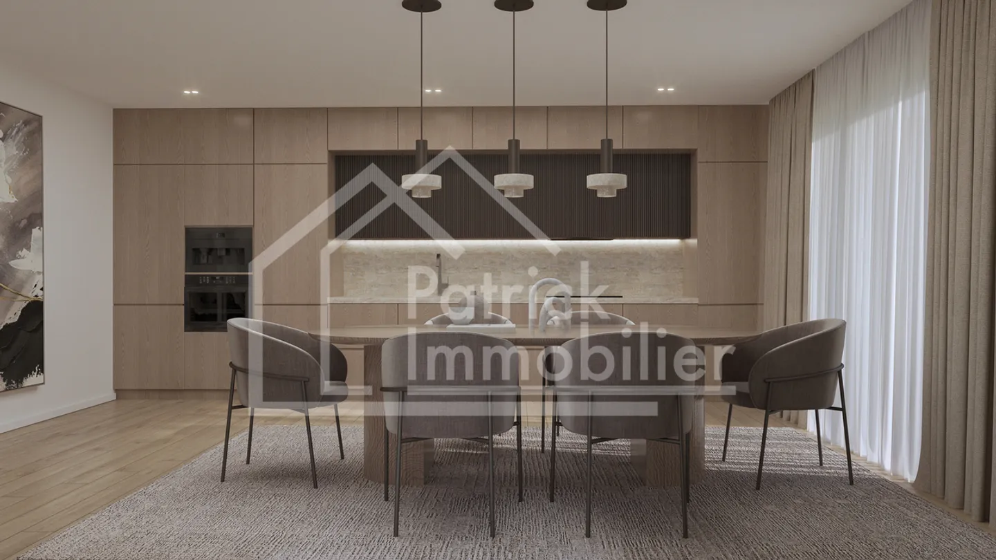 Neues 4,5-Zimmer-Penthouse mit 32 m² Balkon in Courtepin - Foto 9 von 13