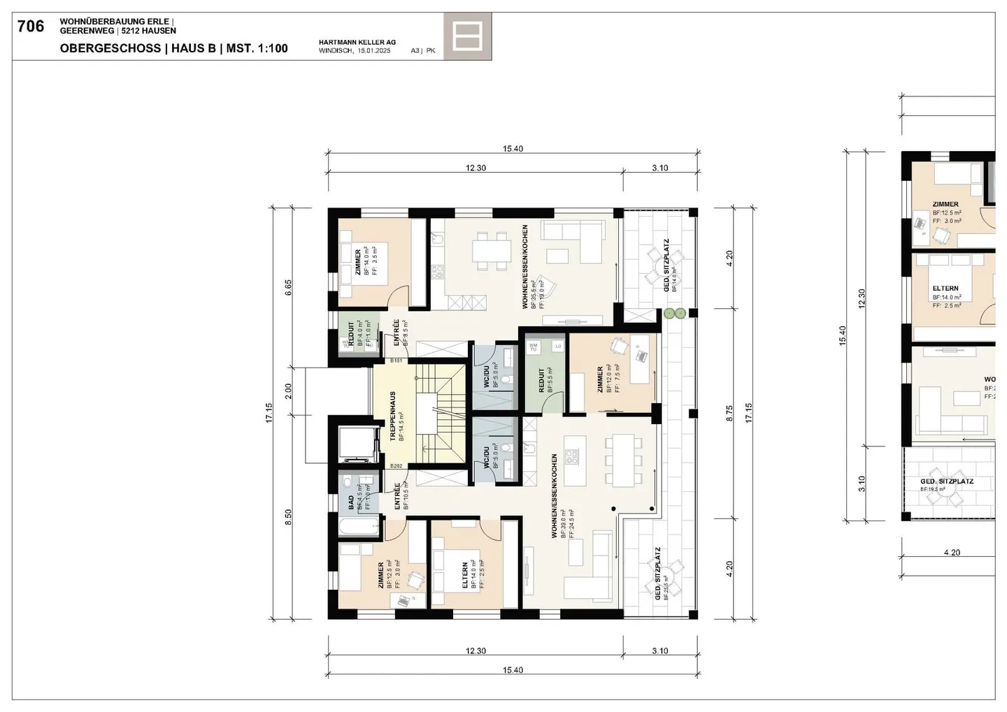 Platz zum Wachsen: 4.5-Zimmer-Wohnungen im Wohnhaus "Erle"! - Foto 2 von 7