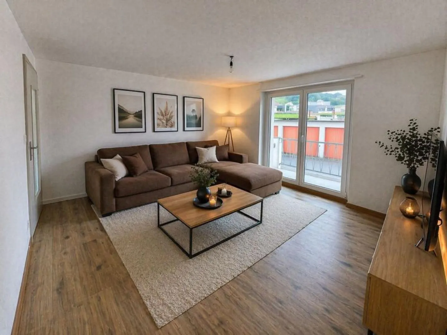 Tavannes, schöne 3-Zimmer-Wohnung im Erdgeschoss mit Balkon - Foto 2 von 5