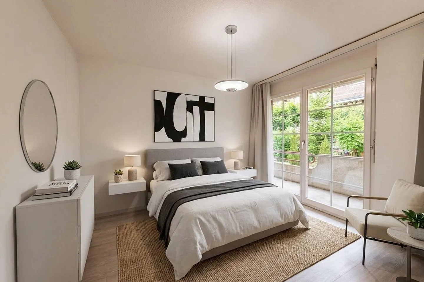Appartement attrayant au rez-de-chaussée avec cheminée et beaucoup d'espace de rangement - Photo 9 sur 13