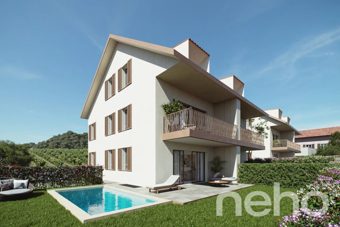 Architektenvilla im Herzen von Bursins! - Foto 1 von 6