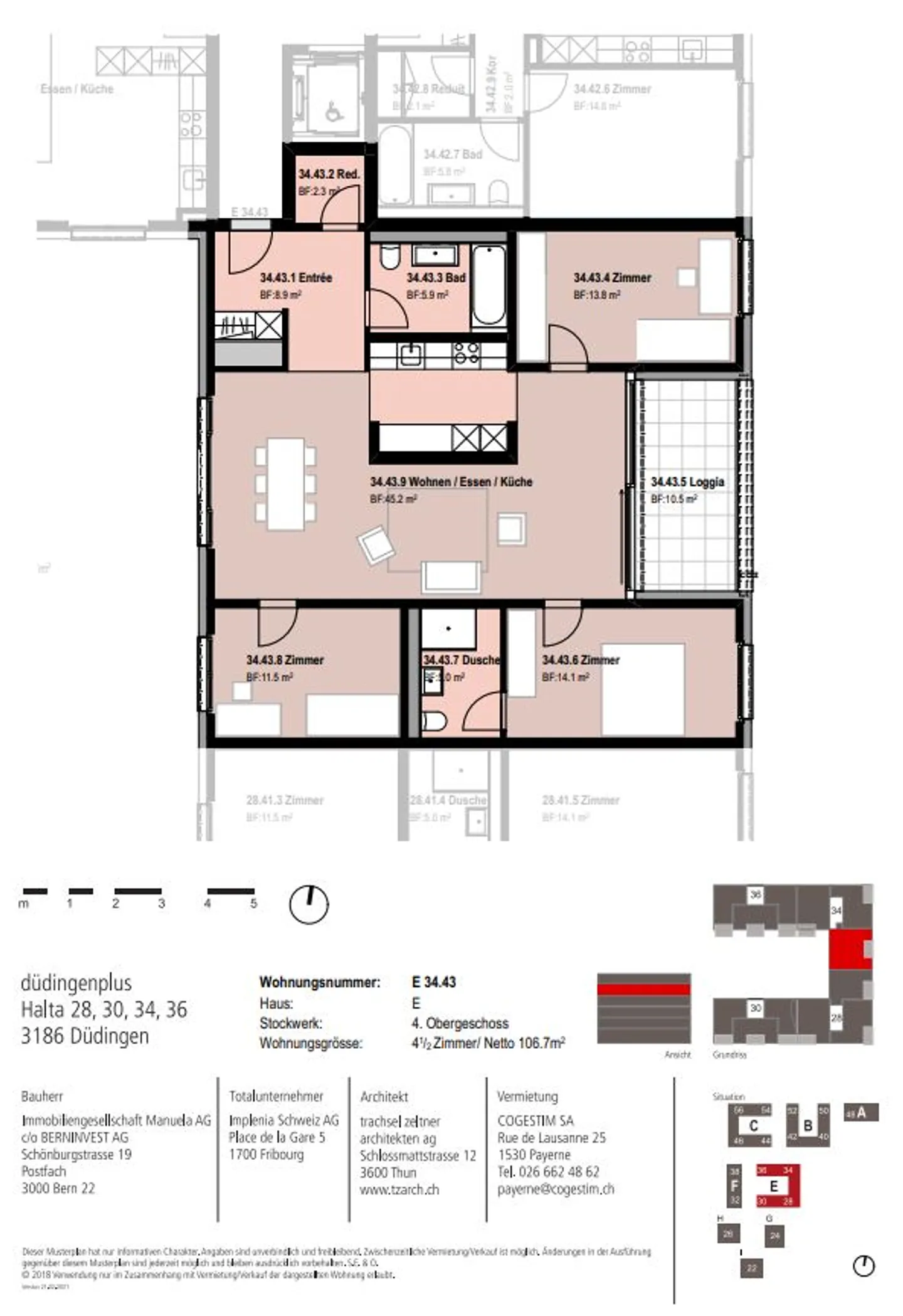 Appartement moderne à Düdingen - Photo 12 sur 13
