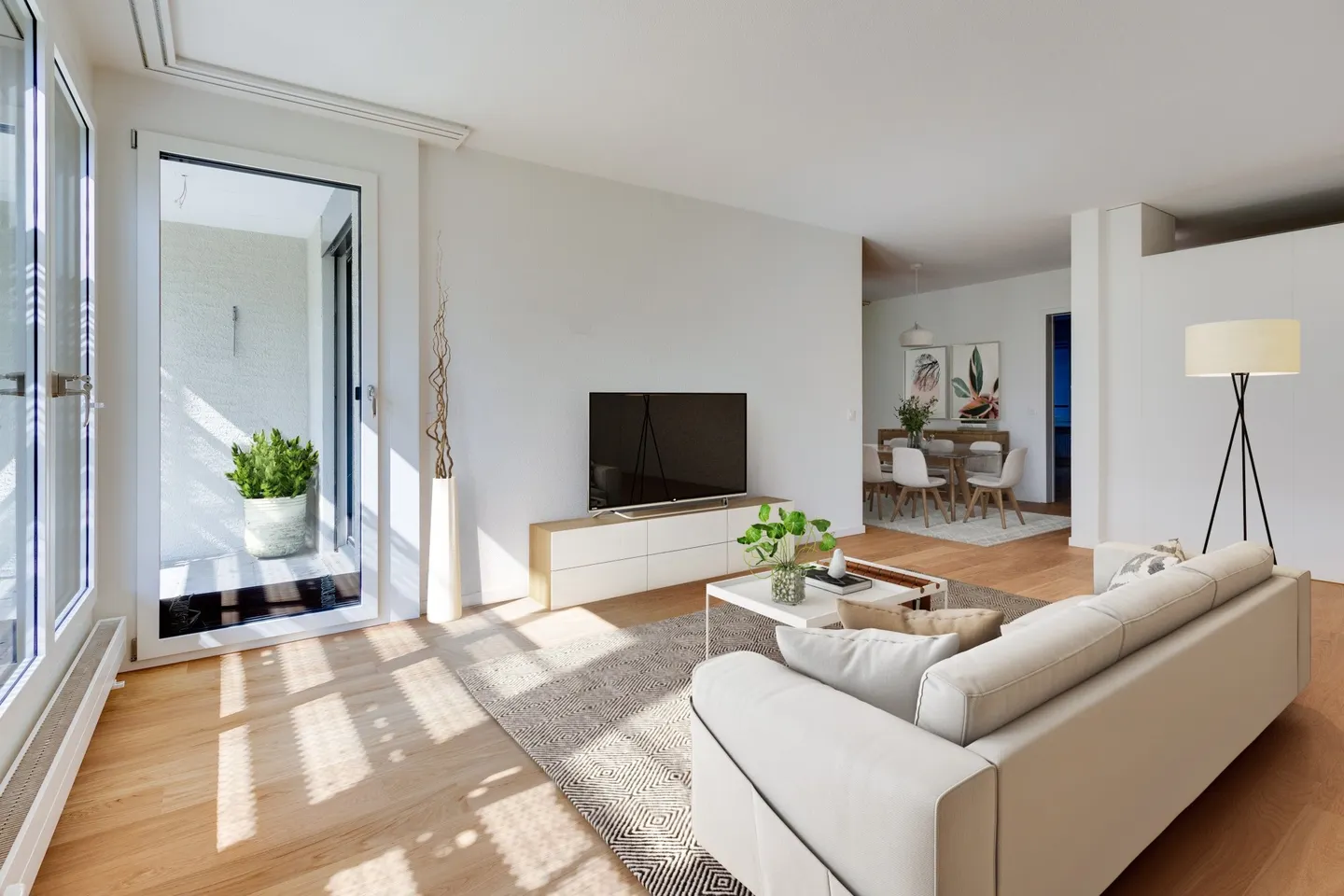 Modernes Apartment mit Balkon - Foto 5 von 6