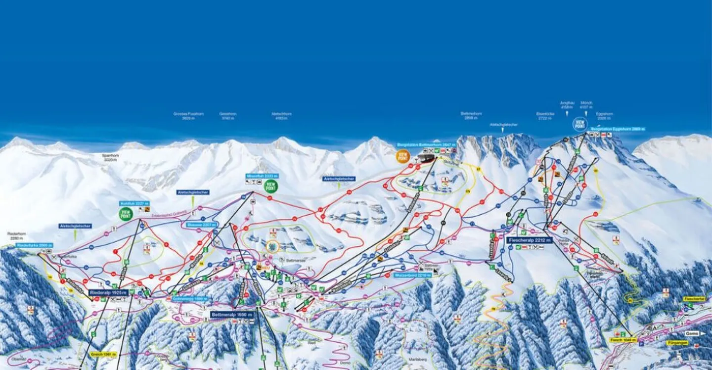Appartamento di 4,5 stanze a Fiesch con una terrazza mozzafiato - Foto 14 di 15