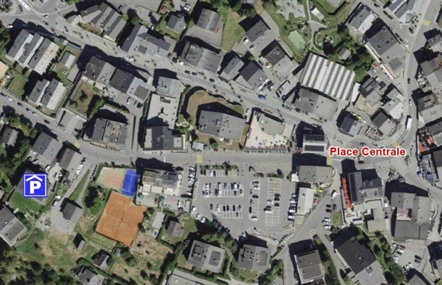 «ZU VERKAUFEN PARKPLATZ IM ZENTRUM VON VERBIER» - Foto 1 von 1