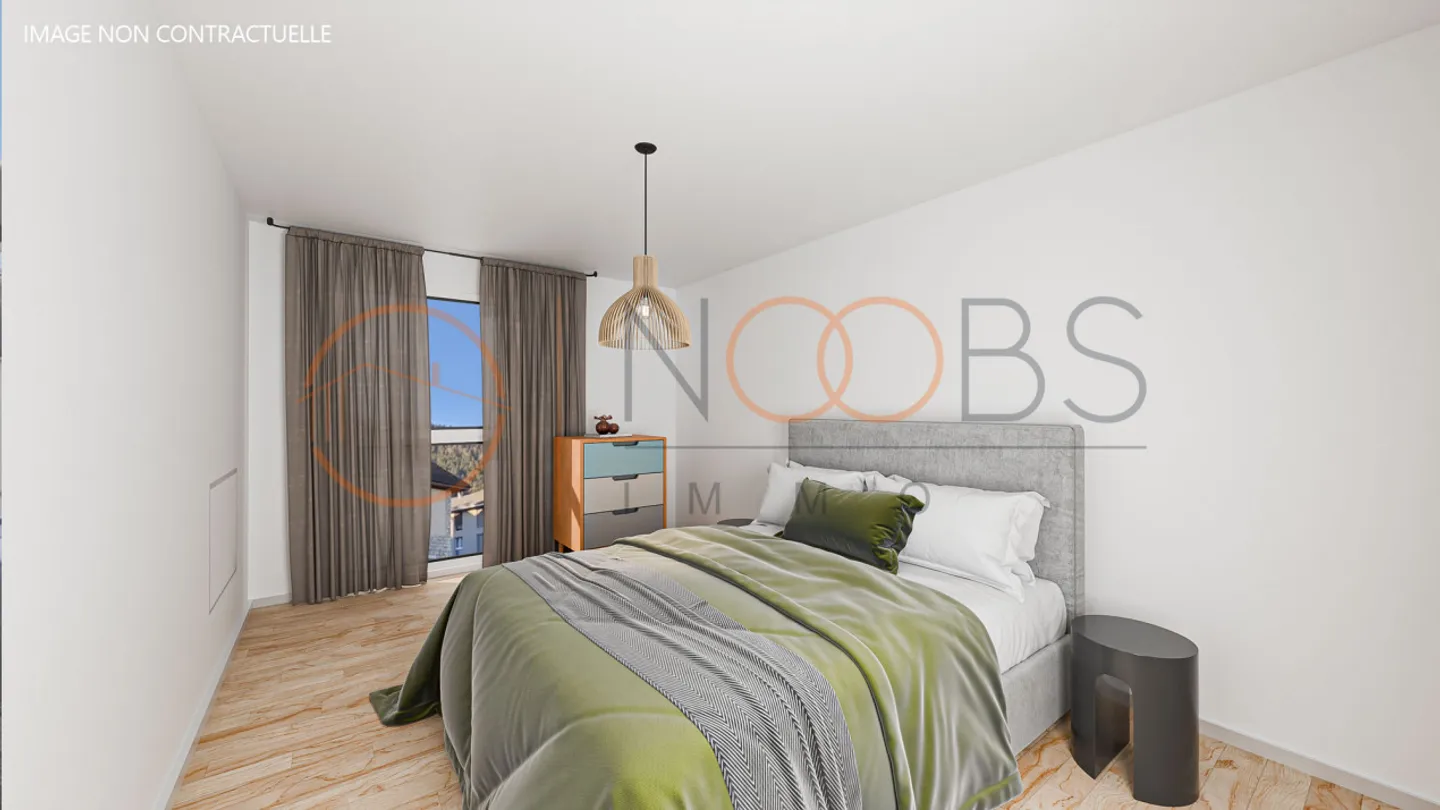 New 2.5 room apartments from 73 to 90 m2 - Construction quality by R. Zimmermann - Photo 11 of 16