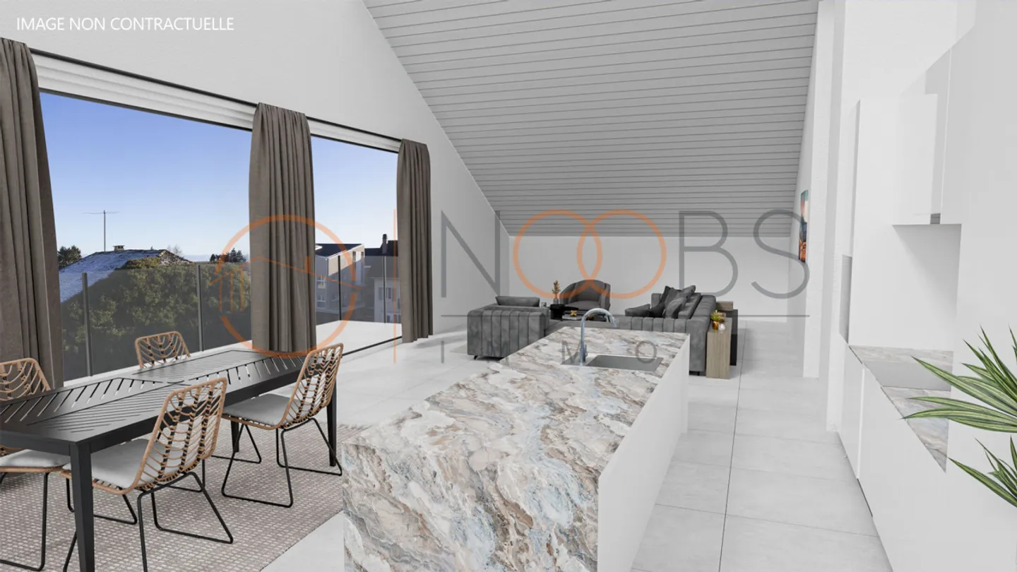 New 2.5 room apartments from 73 to 90 m2 - Construction quality by R. Zimmermann - Photo 15 of 16