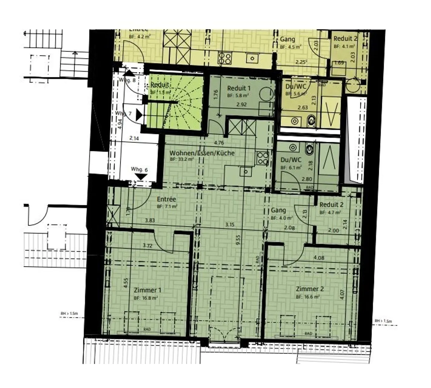 Nouvel appartement de 3,5 pièces au cœur de Winterthur - Photo 7 sur 7