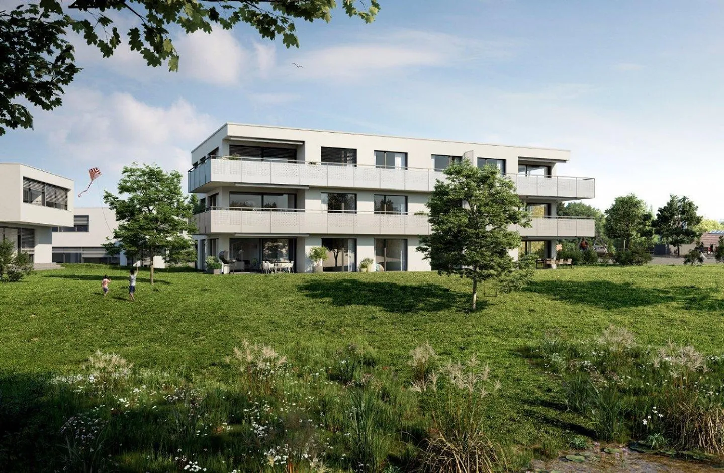 Appartamento di 4,5 locali nel verde con vista sul lago - Foto 2 di 3