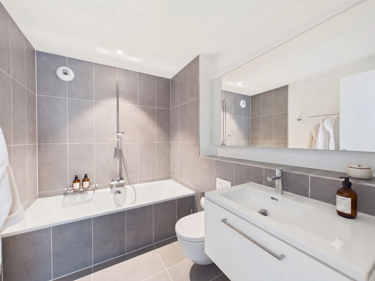 Espace compact près des chutes du Rhin : cuisine presque neuve, salle de bain attenante, tour de lavage et gare à 50 m - Photo 6 sur 10