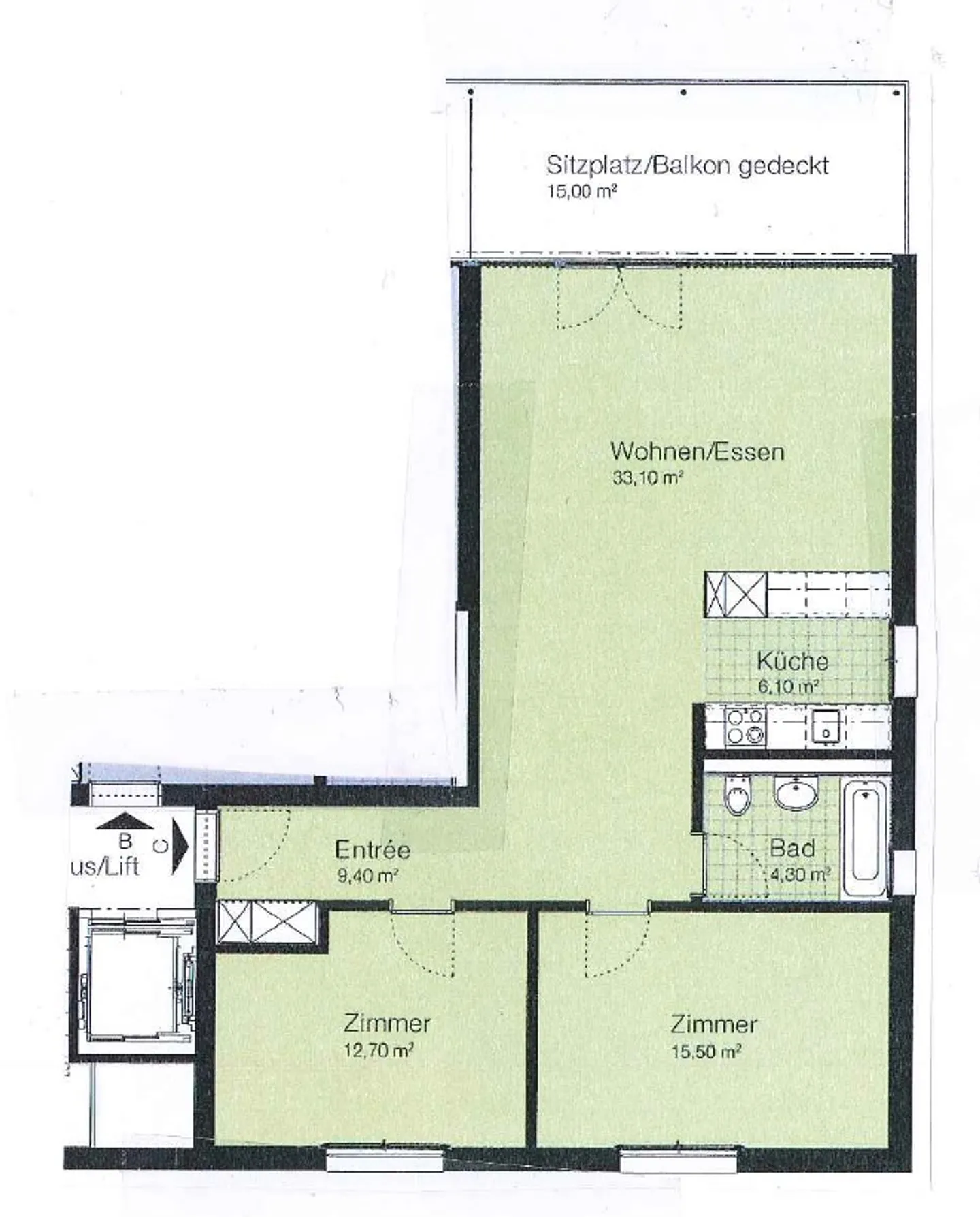 Appartement ensoleillé avec coin jardin - Photo 6 sur 6