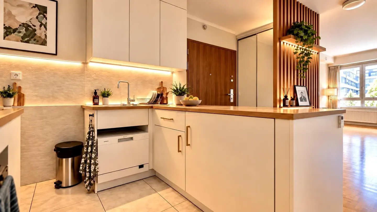 Incantevole studio di 44 m², situato in una zona molto ricercata. - Foto 2 di 3
