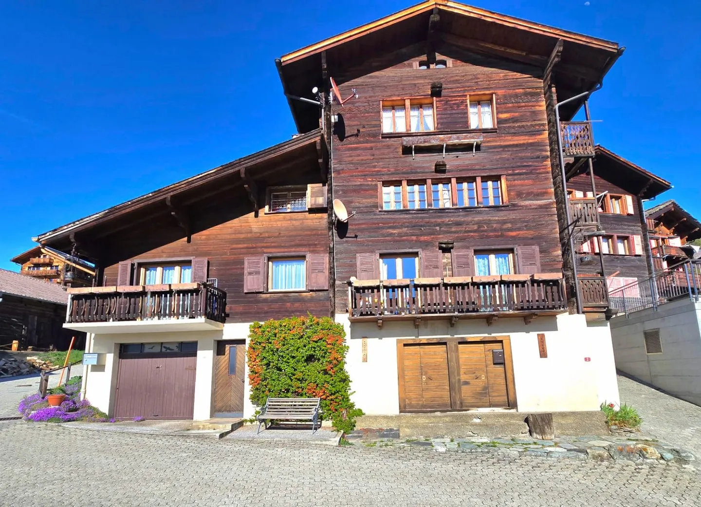 Appartement charmant avec 4 pièces et cheminée à Suen (Saint-Martin), Val d'Hérens - Photo 5 sur 15