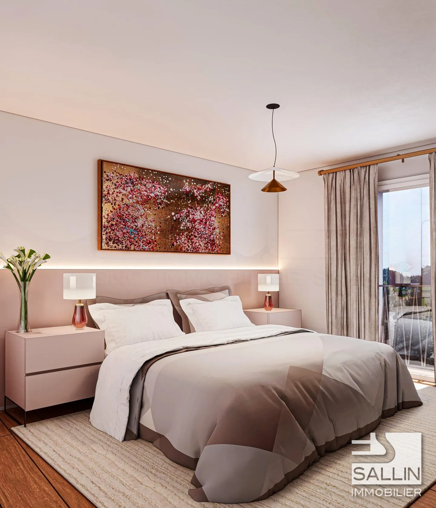 Appartement neuf de 4½ pièces au 
1er étage avec place intérieure - Foto 4 di 6