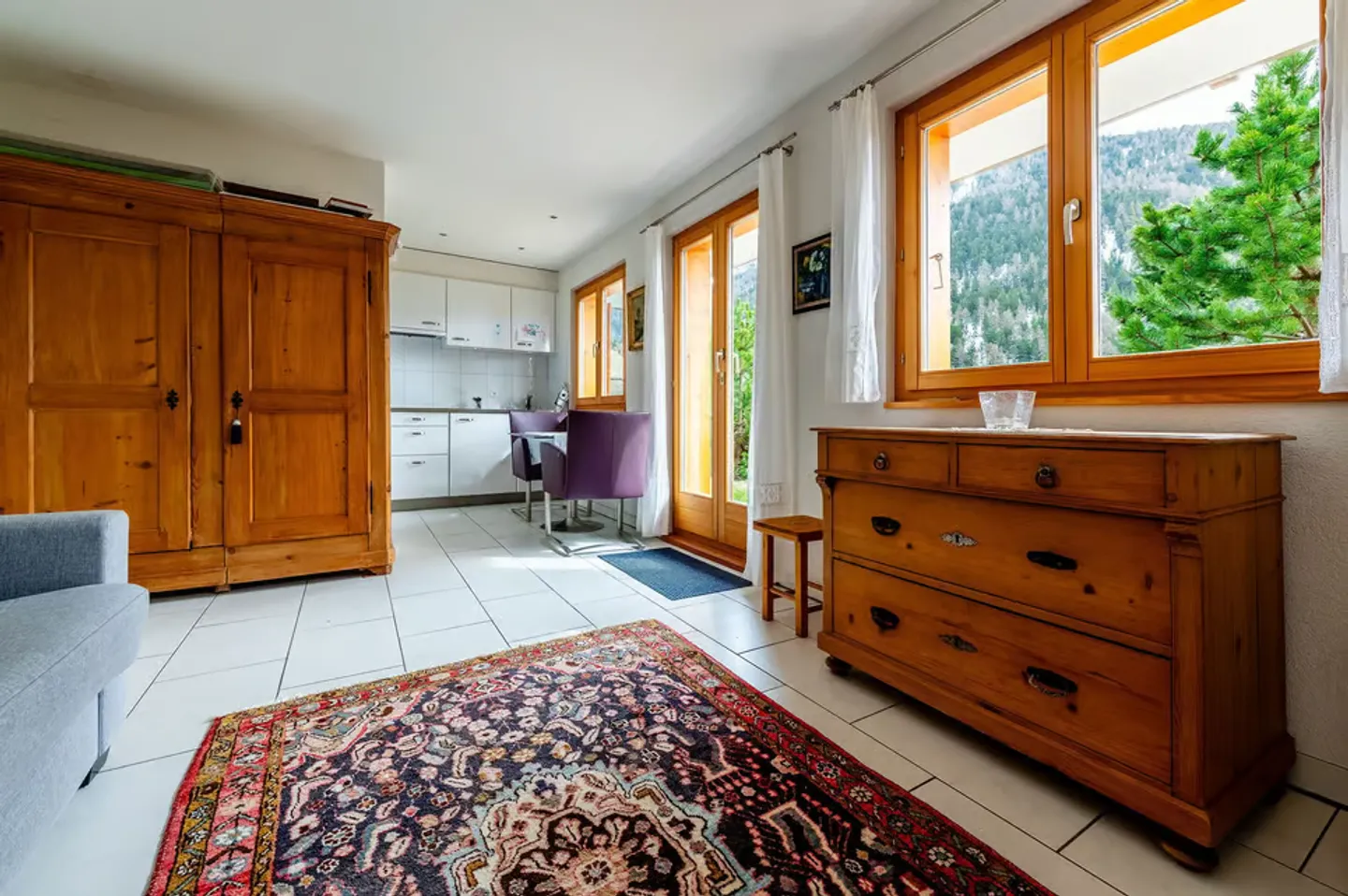 Chalet Le Nid in St-Luc - 30m2 Studio mit großer Terrasse 200m von den Pisten entfernt - Foto 4 von 10