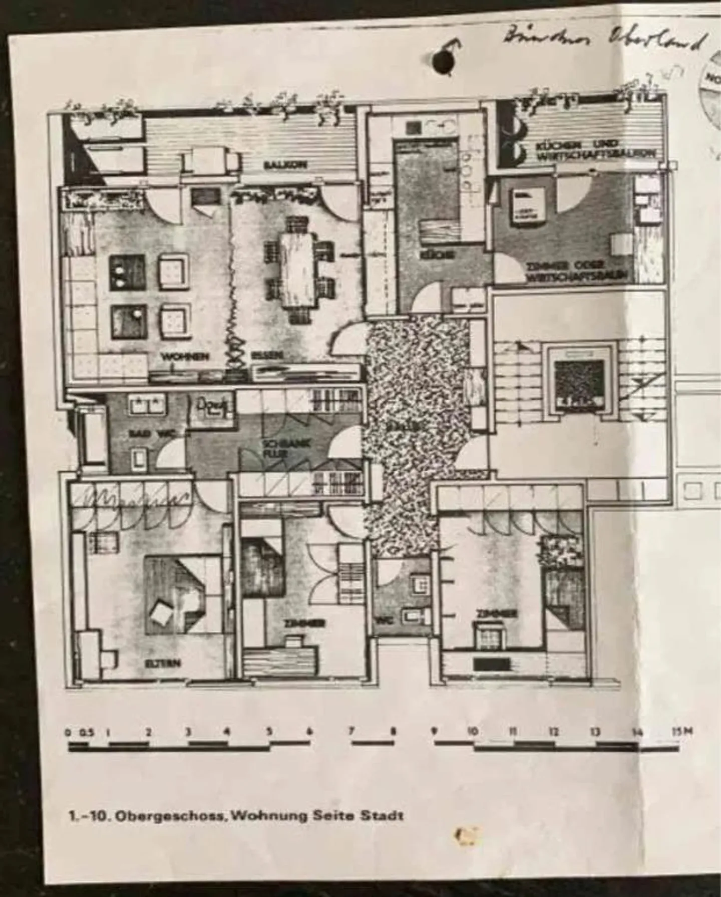 Geräumige Wohnung mit Panoramablick - Foto 14 von 14