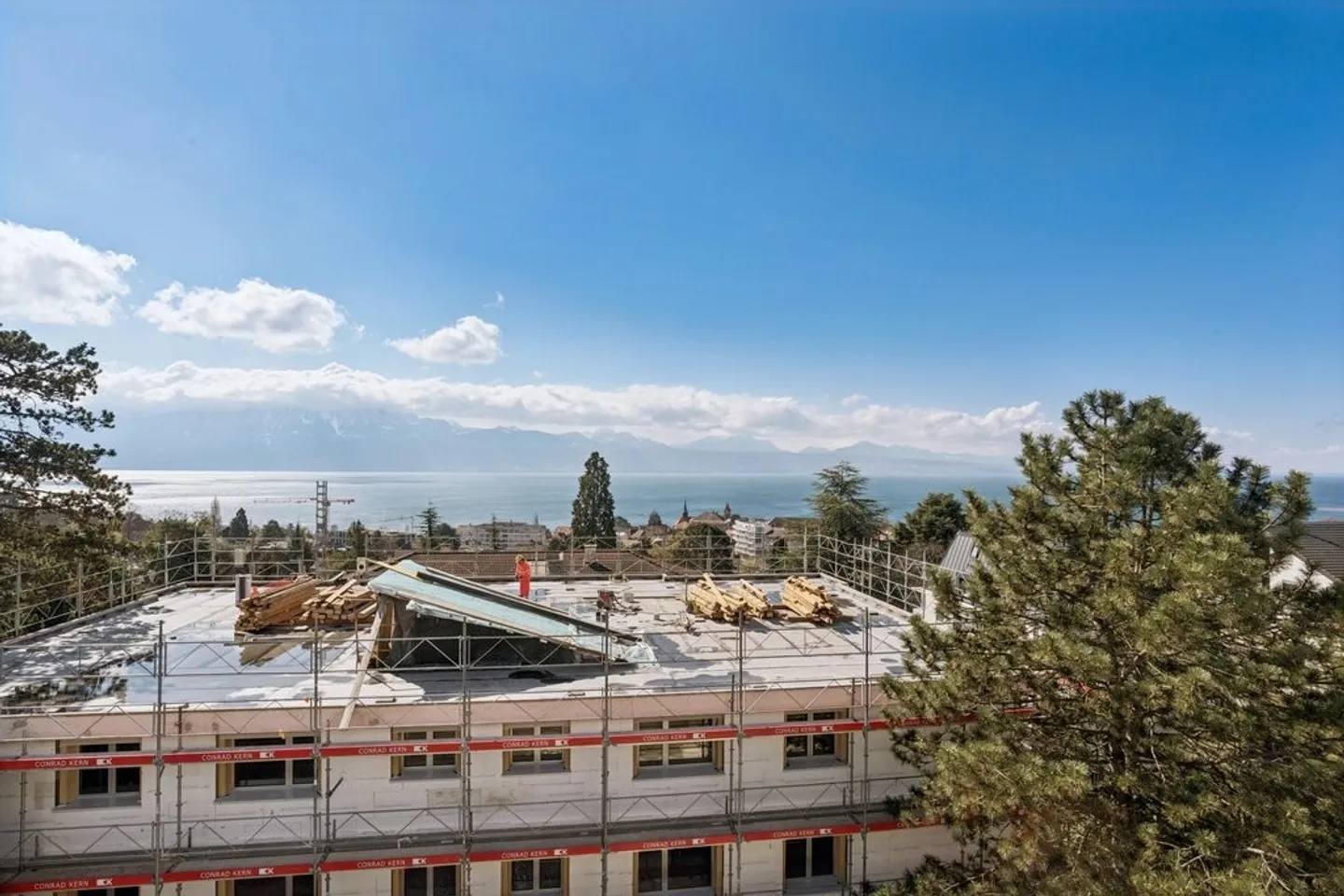 Pully - Superbo attico - Vista sul lago - Foto 2 di 8