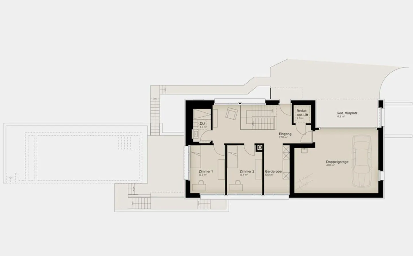 Luxuriöses Einfamilienhaus mit Pool - Foto 12 von 14