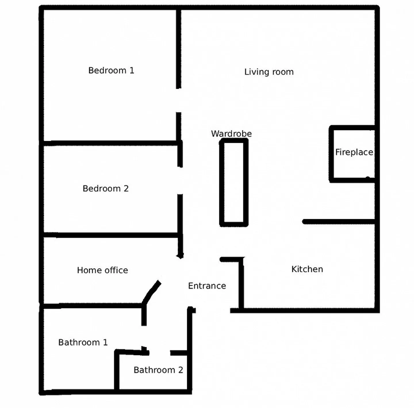 Bright 4-Room Ground Floor Apartment with Fireplace and Parking in Central Adliswil - Photo 8 of 8