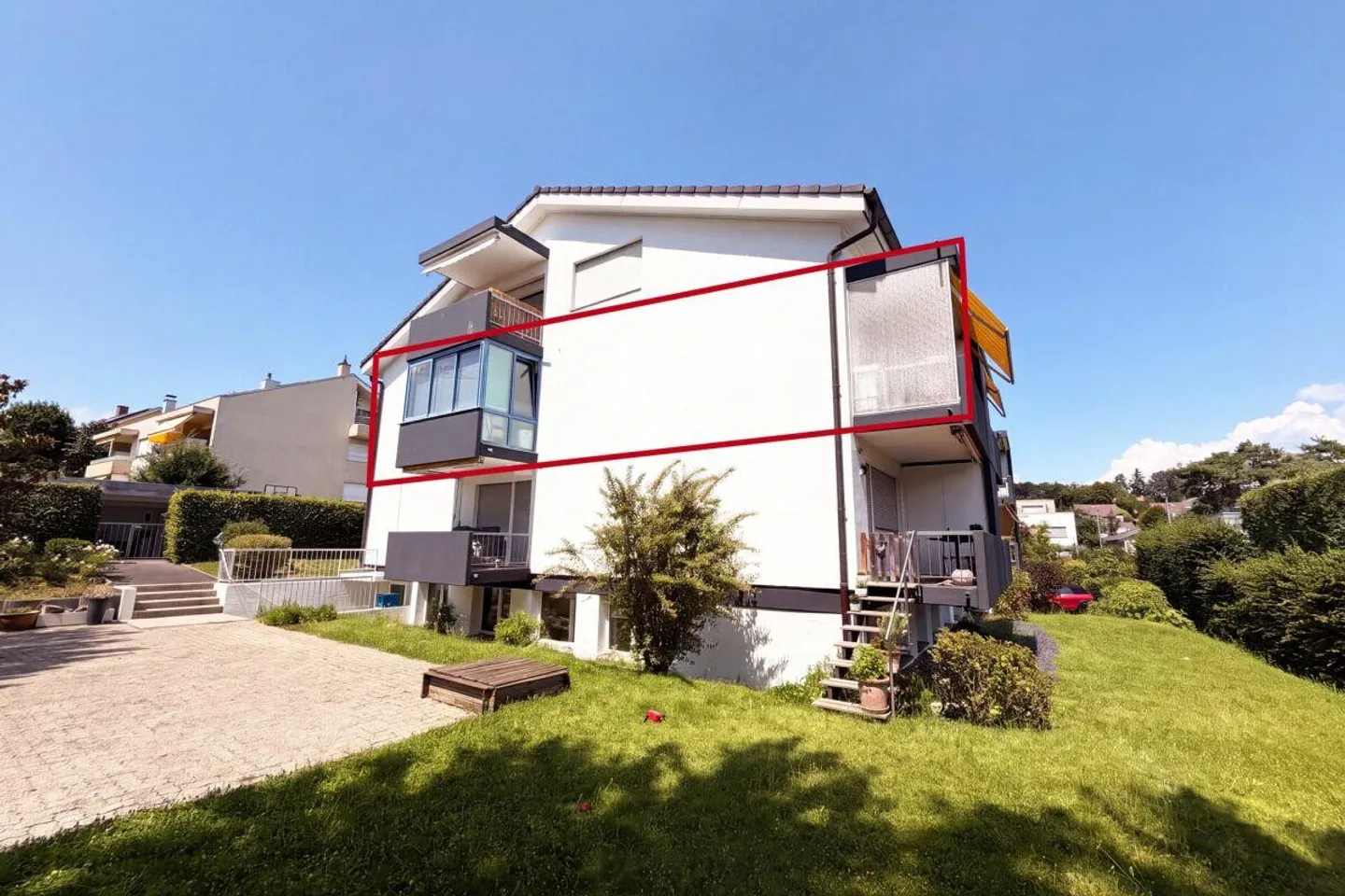 Ruhige 4-Zimmerwohnung in Oberwil - Foto 2 von 22